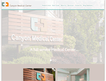 Tablet Screenshot of canyonmedcenter.com